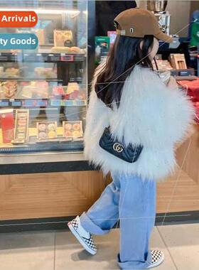 2022 new girls thickened imitation fox fur coat Yanqi Korean