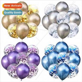 party birthday latex balloon ball Creative metallic wedding
