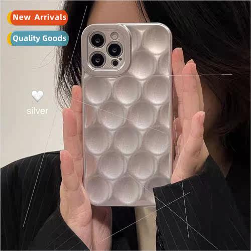 Aluminum silver bump pattern Apple 14ProMax three-dimensiona