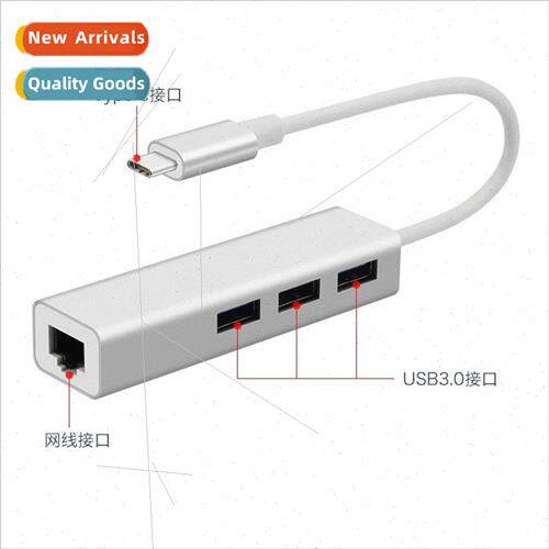 Aluminum Type-C to USB3.0 External Gigabit Wired Network Car