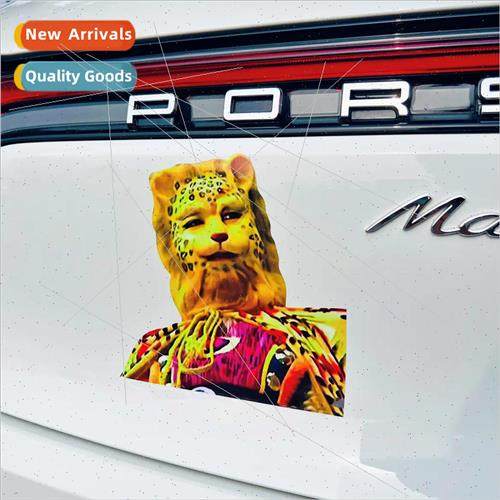 Money leopard rich car stickers Journey to the West leopard