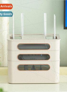Router organizer wireless wifi TV set-top box shelf to cover