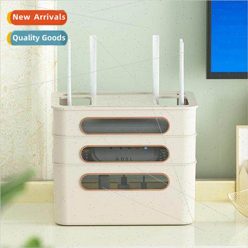 Router organizer wireless wifi TV set-top box shelf to cover