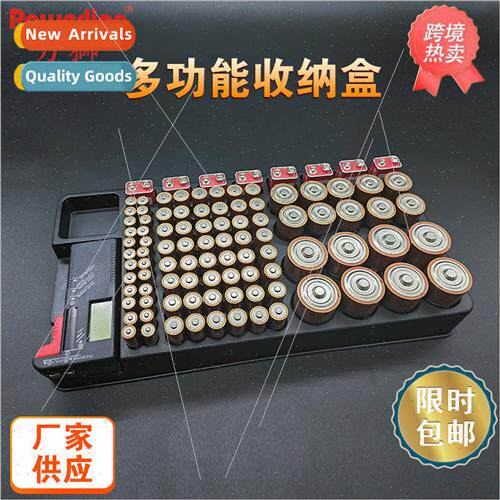 Battery organizer with 98 compartments without lidBattery or