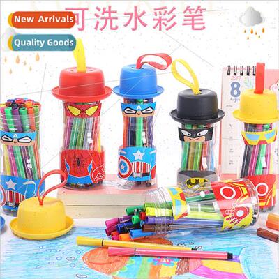 Watercolor Pens Creative Superhero Childrens Painting Waterc