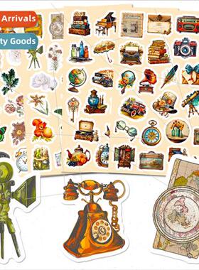 4/pack of 100 stickers retro mix and match graffiti decorati