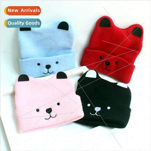 2018 new childrens fall and winter ear protection wool cap c