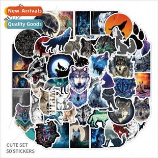 animal wolf Wolf stickers canine personalized motorcy new