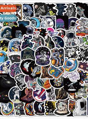 100 Astronaut Stickers Space Exploration Spaceman Decorative