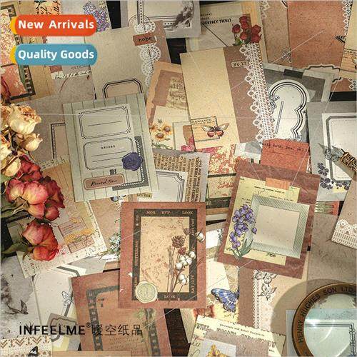 Sticky Notes Long Wind Cutter Letter Series Retro terary Han