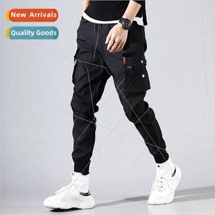 new work pants Spring Harlan Autumn male drawstrin and