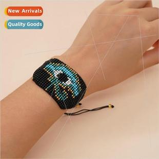 rice ethnic beads hand geometric Bohemian woven personality