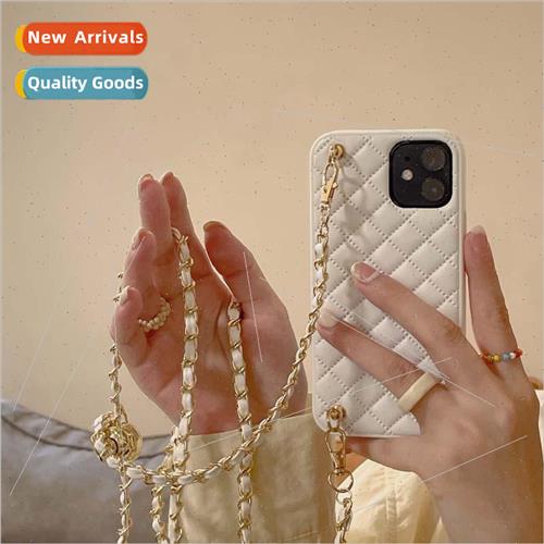 适用 iPhone13promax diamond wind phone case slanting small g
