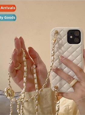 适用 iPhone13promax diamond wind phone case slanting small g