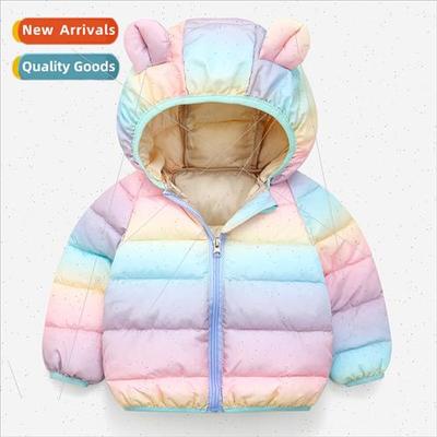 Childrens short cotton jacket fall and winter warm coat men
