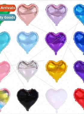 32 inch oversized love peach heart aluminum film floating ai