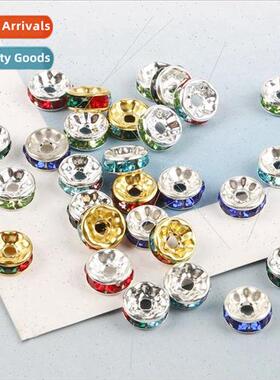 50pcs  electroplating inlaid color diamond wheel drill circl