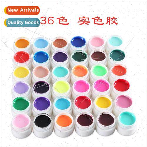 Nail art solid color phototherapy gel 36 colors solid color
