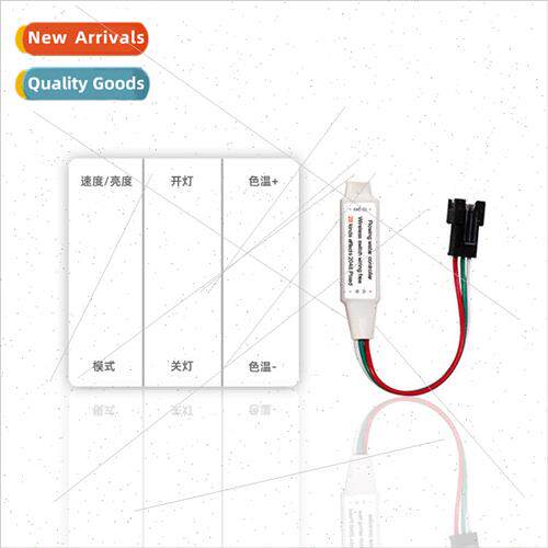 6-key panel two-color water flow controller on the light run