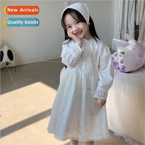Childrens dresses 2024 spring and fall new baby 适用eign lac