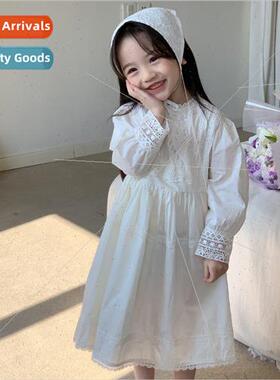 Childrens dresses 2024 spring and fall new baby 适用eign lac
