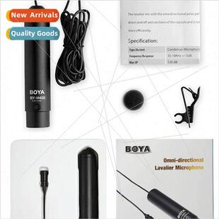 BY-M4OD/M4OD Caical Lavalier Microphone Camera Interview Mic