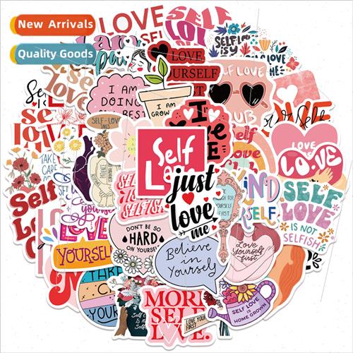 50 self care self love doodle stickers decorative luggage no