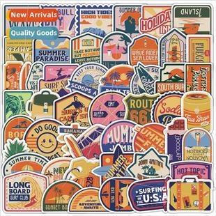 pen 70s stickers book retro American holder bag pcs