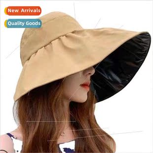 female hollow anti and ultraviol vinyl summer hat Spring top