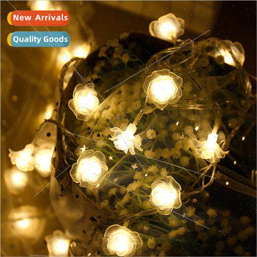 LED romantic rose flower lights indoor hanging wedding arran