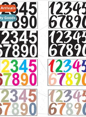 New 4-inch vinyl PVC self-adhesive hollow mailbox number doo