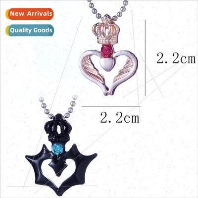 Tanabata Couple Necklace Her King His Queen Crown Love Type