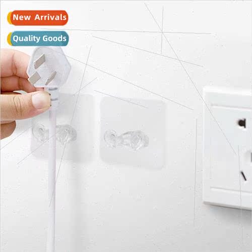 Transparent Power Plug Hooks Hooks 适用 Wire Plug Holders Ho