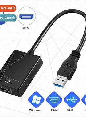Drive  USB 3.0 to HDMI Female Converter HD Adapter Cable Lap