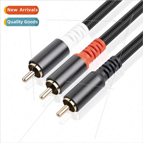 Gold-plated plug aluminum alloy shell double shielded lotus