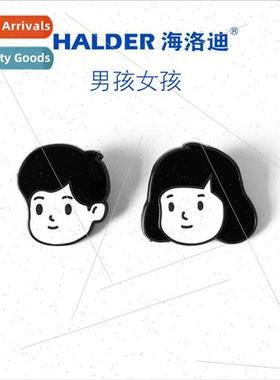 Tanabata  Boys and Girls Couple Badge niche design send male