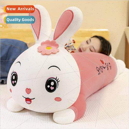 Super cute cute wide-eyed party  pink rabbit doll girls slee