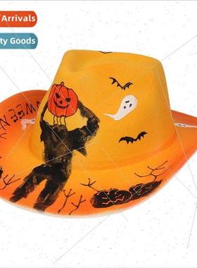 Halloween Day Hat Party Colorful Prom Per适用mance Hat Ghost