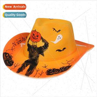 Halloween Day Hat Party Colorful Prom Per适用mance Hat Ghost