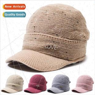 Hat Woolen Pile Winter Thickened Warm Padded Duck Womens