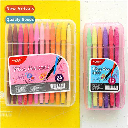 TZ-7 monami3000 watercolor pencils colorful fiber-tip unisex