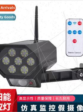 2021 New Solar Sensor ght mulation Surveillance Fake Camera