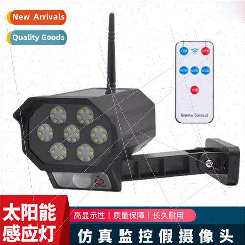 2021 New Solar Sensor ght mulation Surveillance Fake Camera