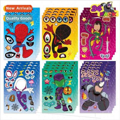 Anime DIY Stickers Party Theme Making Facial Art Stickers Bi
