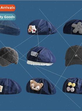 Cowboy beret spring and summer show face small big head circ