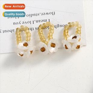 woven white handmade Hong vers diy Kong ring Vintage orchid