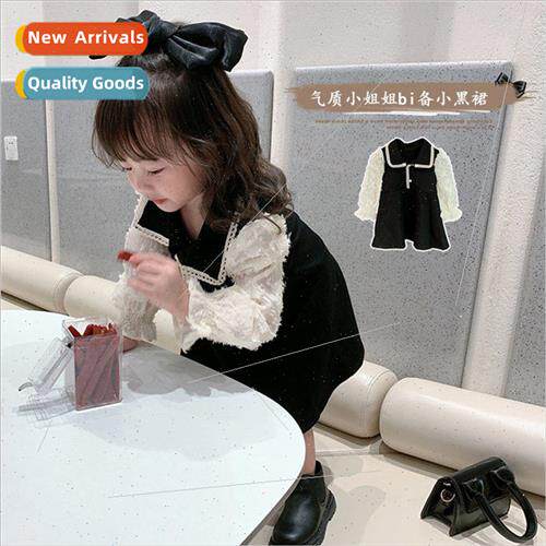 Korean  of the girls dress 2023 Spring and Autumn new baby g
