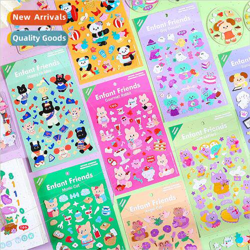 Sweetheart cute series cute cartoon Guca handbook stickers K