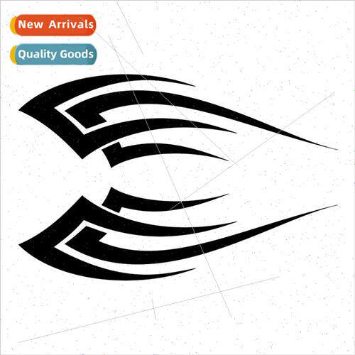 Flame car stickers creative anti-scratch decals fashion helm