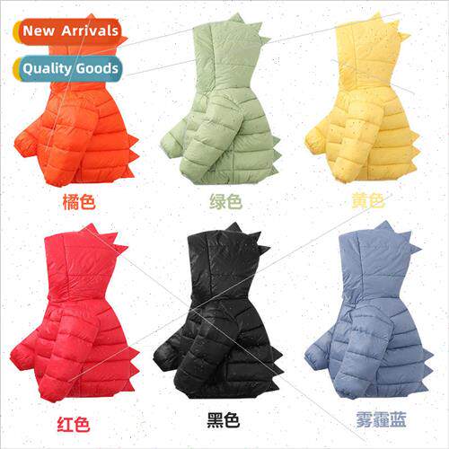 2023 fall and winter new cartoon  childrens down cotton jack